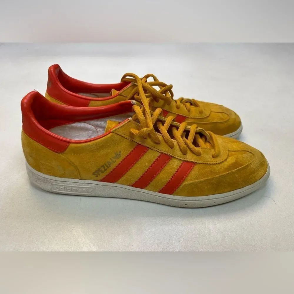 Adidas Handball Spezial Sneakers Men Size 11 Yellow Orange G63225